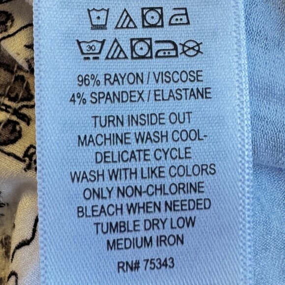 Cynthia Rowley Handkerchief Hem Swimsuit Coverup-Venice Italy 1X - Picture 7 of 7